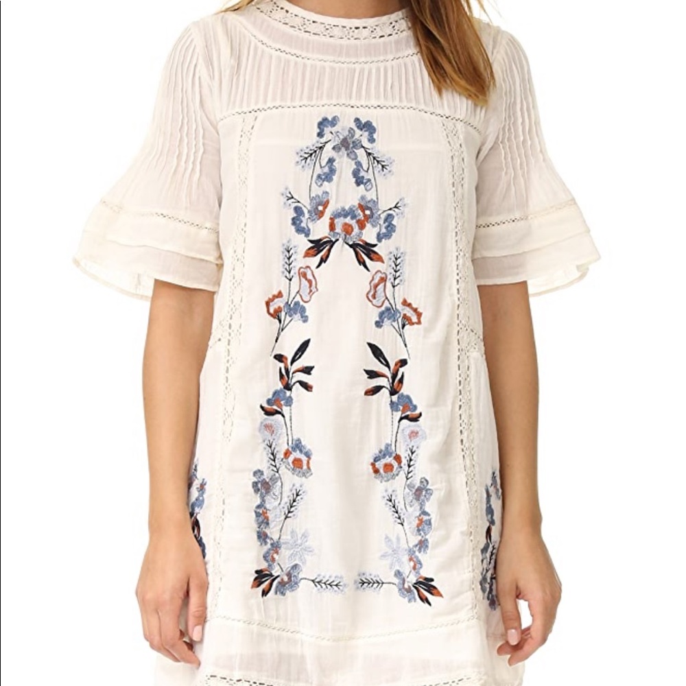 Free People Floral Tunic
